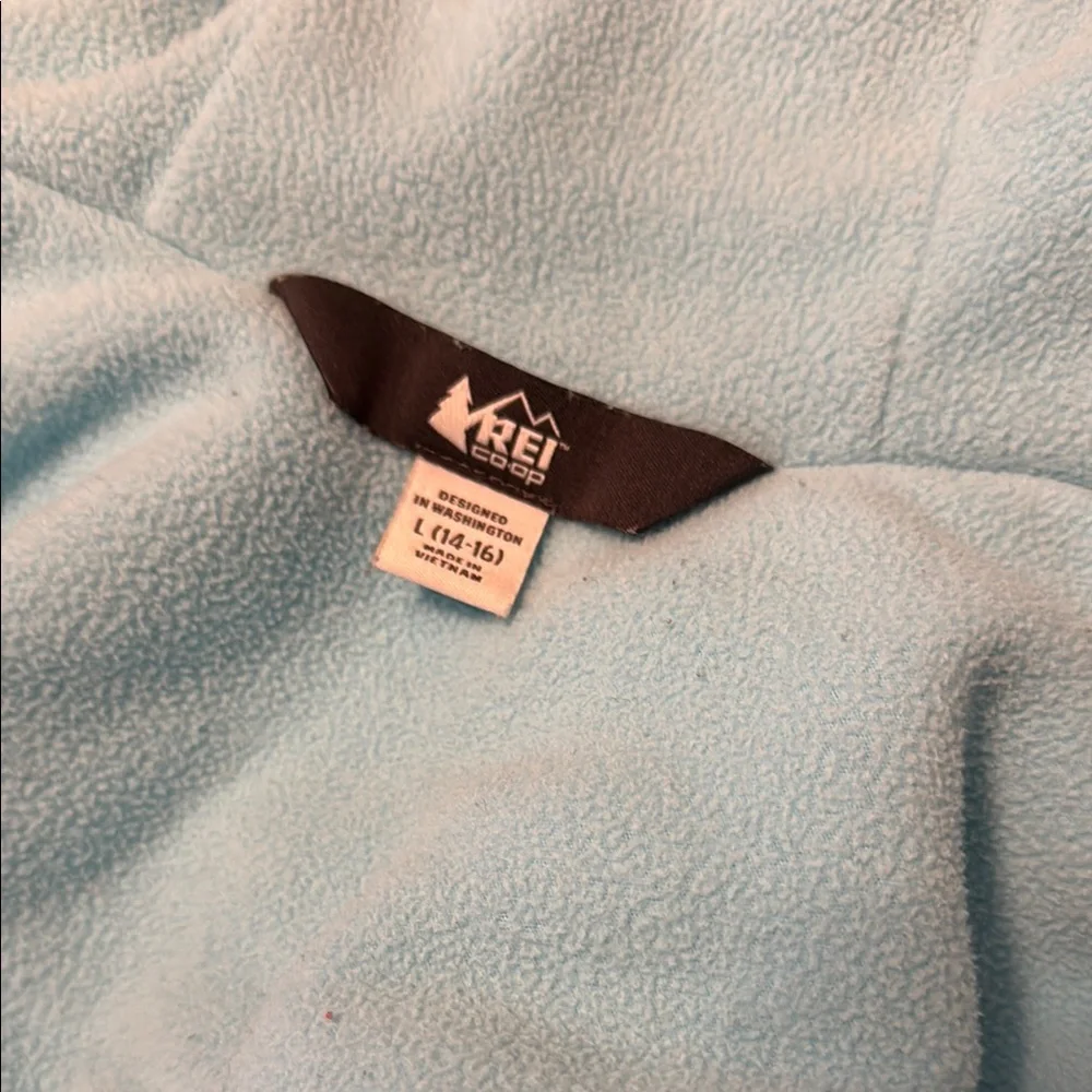 REI‎ Teal and Navy Hooded Jacket Youth 14/16